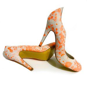 Kelsi Dagger Lillian Paint Splatter Pumps